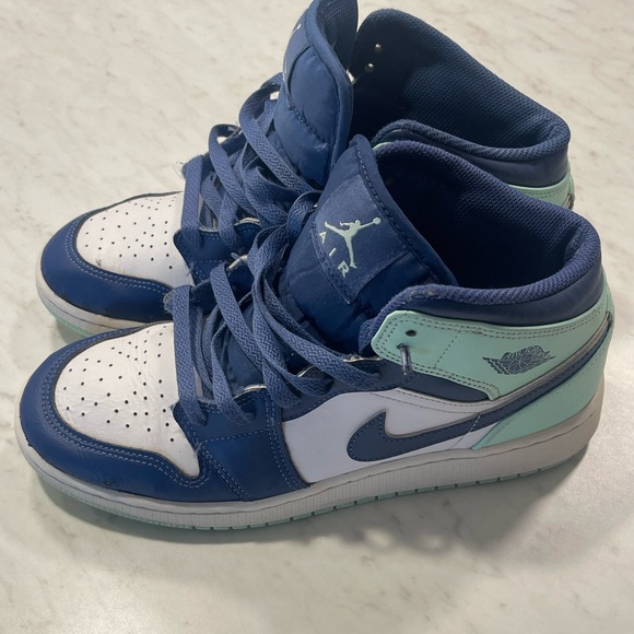 *USED* Air Jordan 1 Mid Mint Foam - Picture 12 of 14